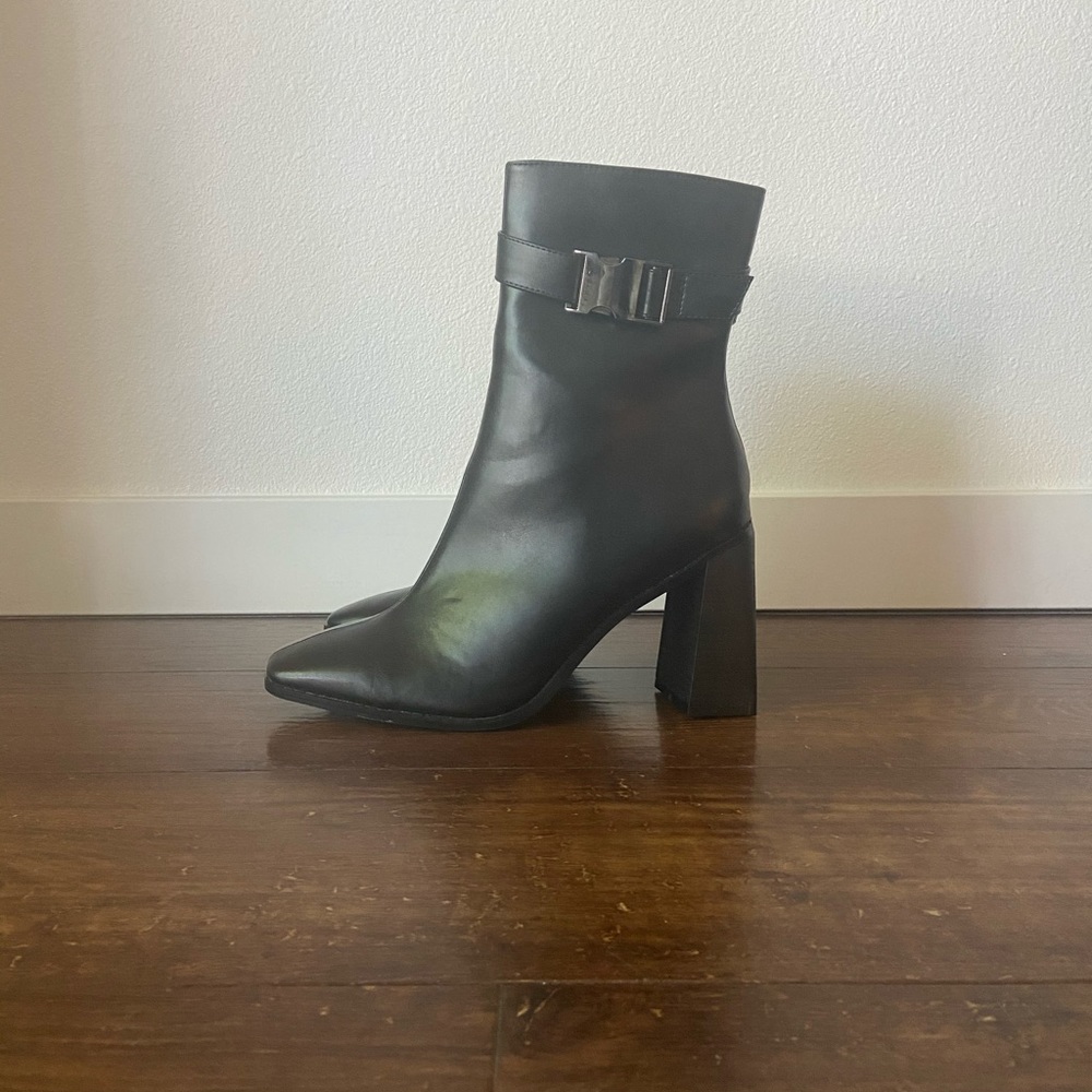 Nasty Gal Black Booties